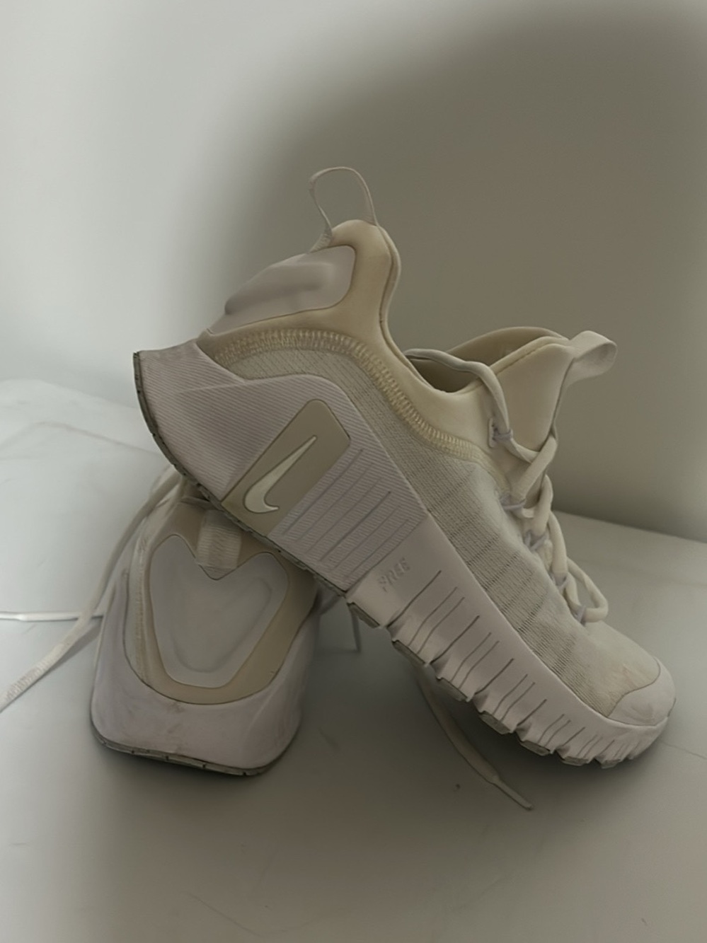 Nike Women’s Cream and White Running Sneakers